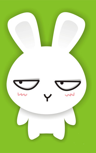 卡通小白兔丰富的表情壁纸 第11页-zol手机壁纸