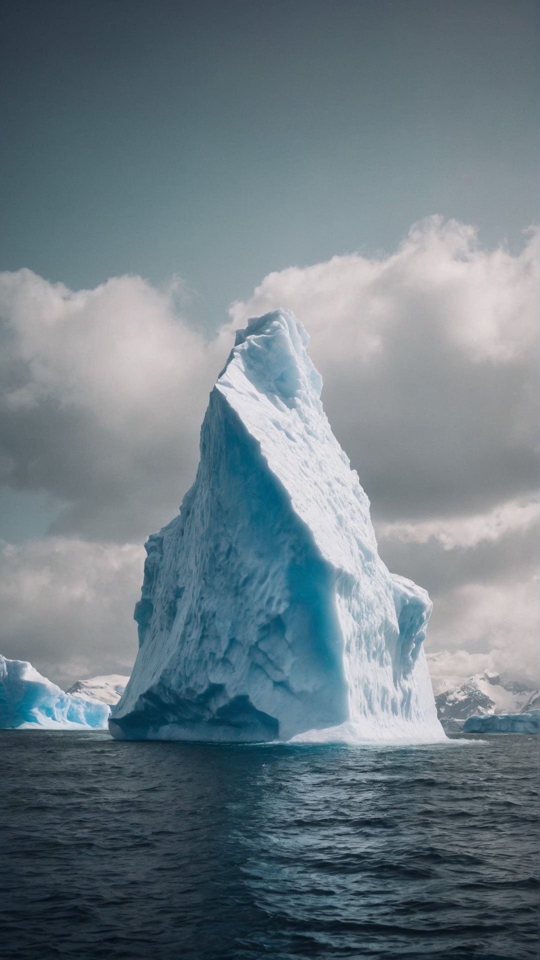 自然风景壮观的冰山壁纸