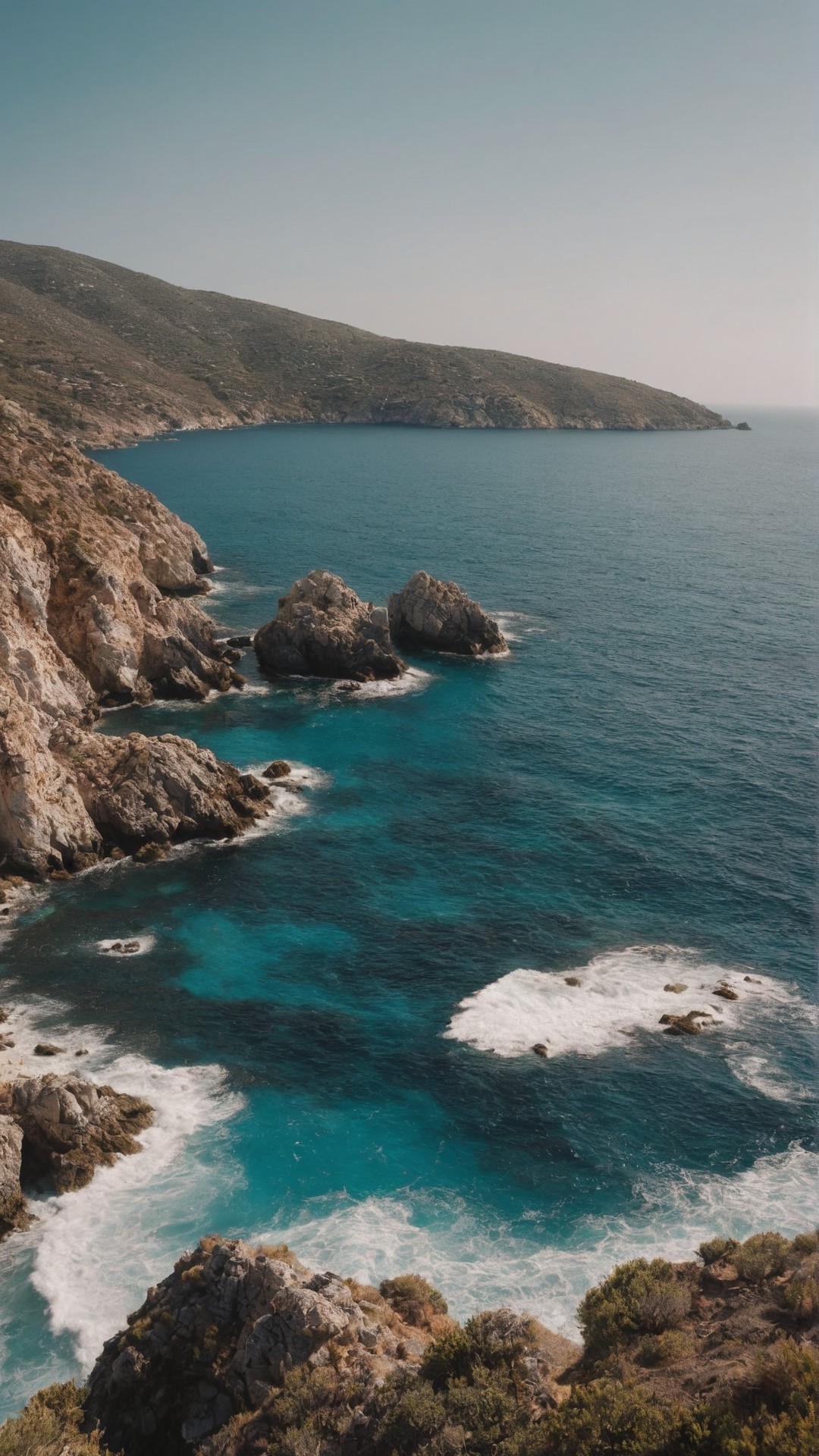 蓝色大海高清自然风景图片壁纸