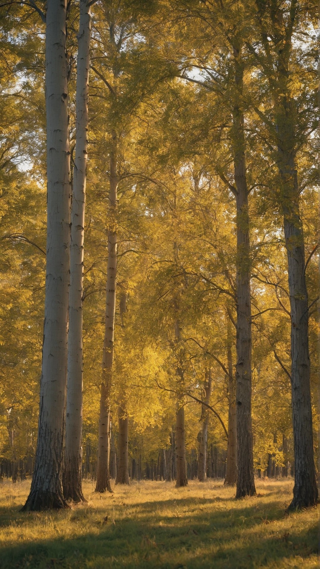 秋日的森林唯美意境高清图片壁纸