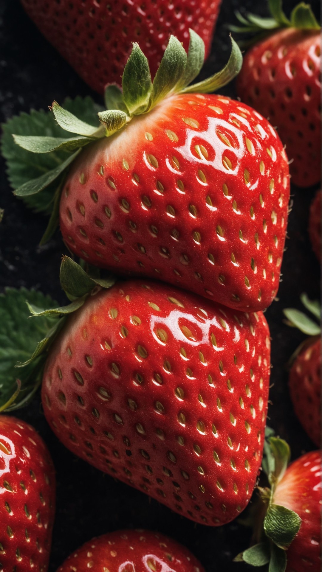 可口水果新鲜草莓高清壁纸