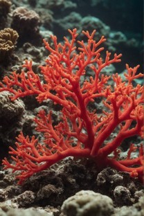 漂亮的海底红珊瑚高清壁纸