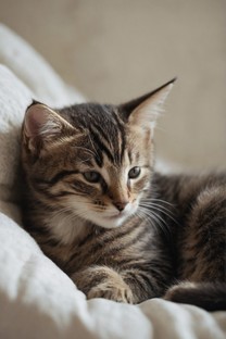 萌睡姿小猫咪惬意时光动物壁纸