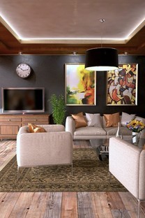 创意客厅室内设计图片壁纸3