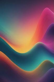  Colorful wave gradient abstract background image wallpaper 2