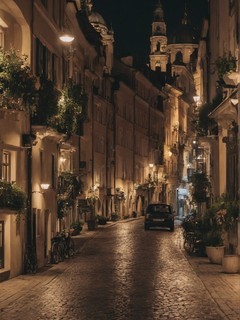 欧洲城市夜景风光绝美风景壁纸