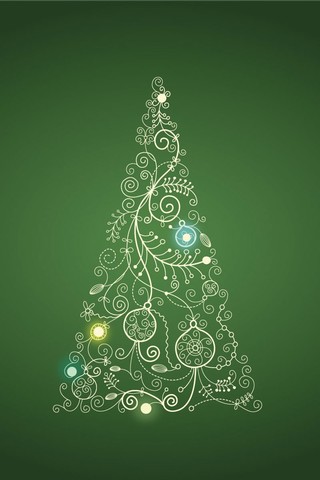 圣诞树背景图片壁纸