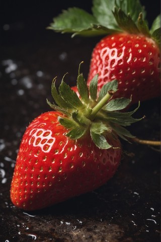 酸甜可口的草莓高清壁纸