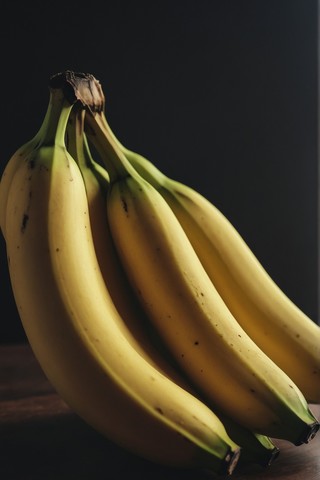一大串黄色香蕉水果图片壁纸