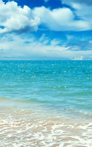 阳光沙滩手机壁纸图片