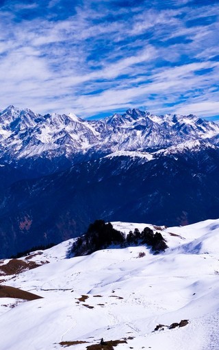 超唯美的雪山風景圖片壁紙