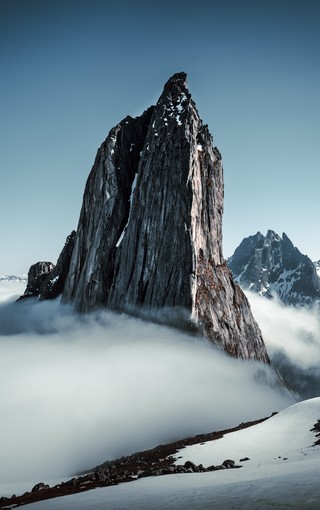 超唯美的雪山風景圖片壁紙