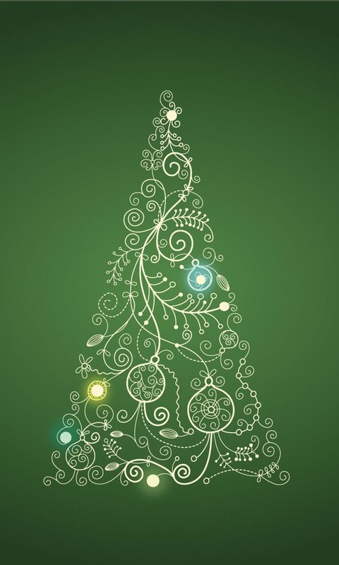 圣诞树背景图片壁纸