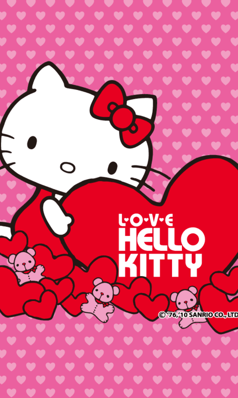 Hello Kitty可爱高清手机壁纸集锦