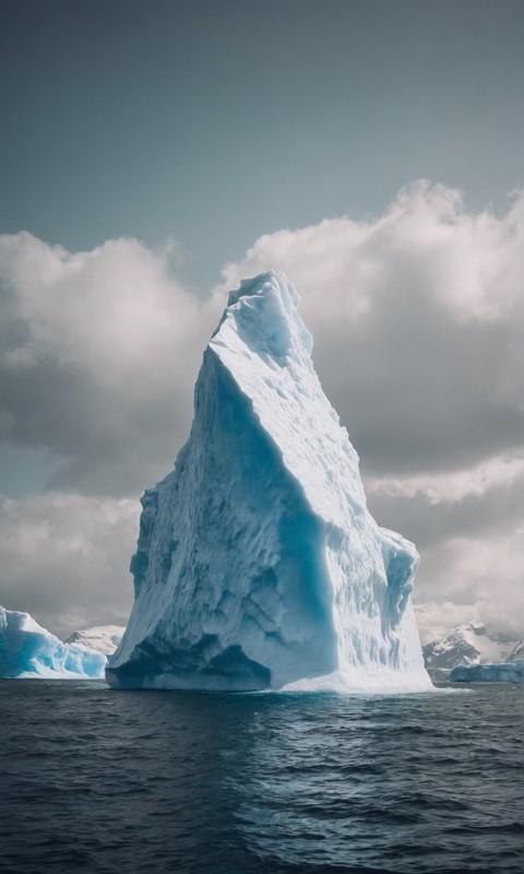 自然风景壮观的冰山壁纸