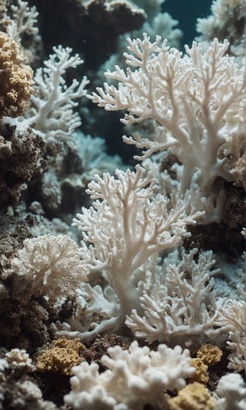 水下白珊瑚高清图片壁纸