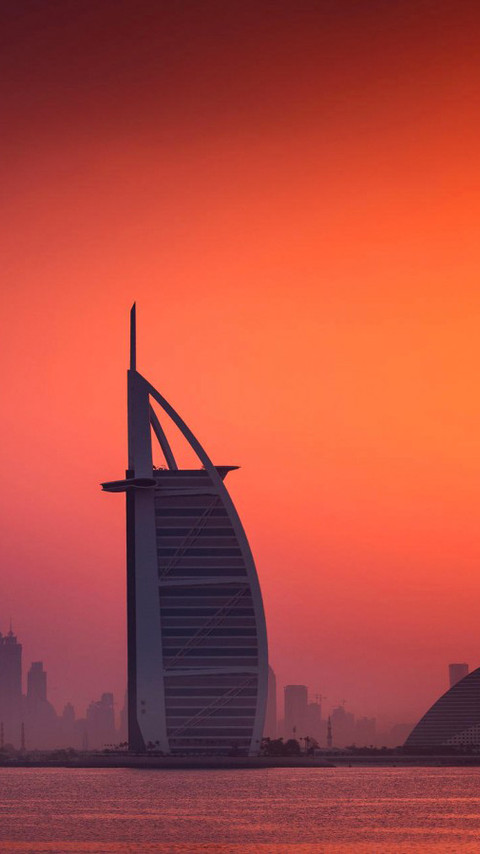 迪拜城市风景手机壁纸下载