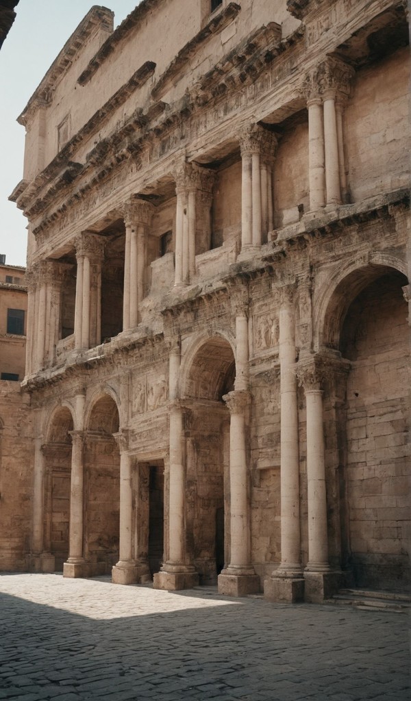 古典韵味古罗马建筑风格壁纸