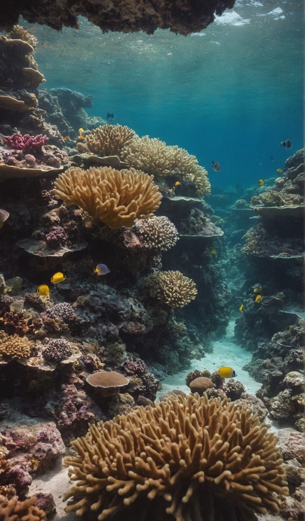 沉醉于绝美风光珊瑚海底美景壁纸