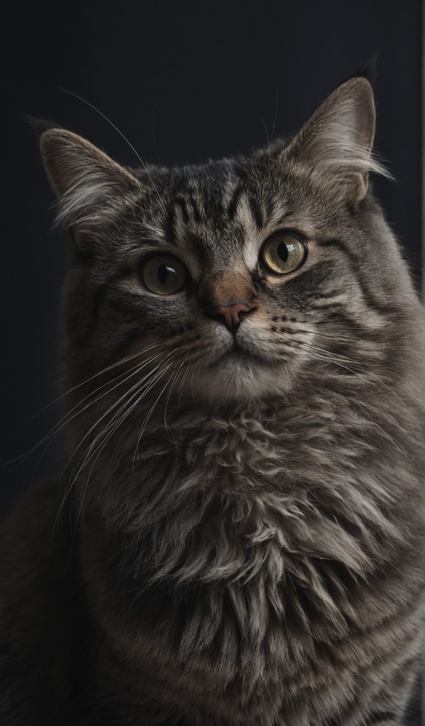 灰色猫咪的宠物日常图片壁纸