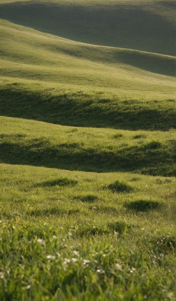 沉醉于美景中草原绿色风景壁纸