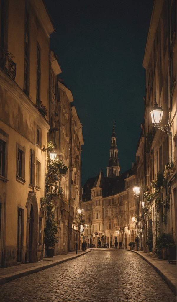 绝美的欧洲城市夜景风景壁纸