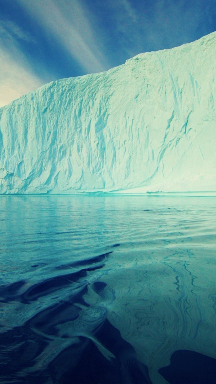  雪山冰川唯美风景高清图片壁纸