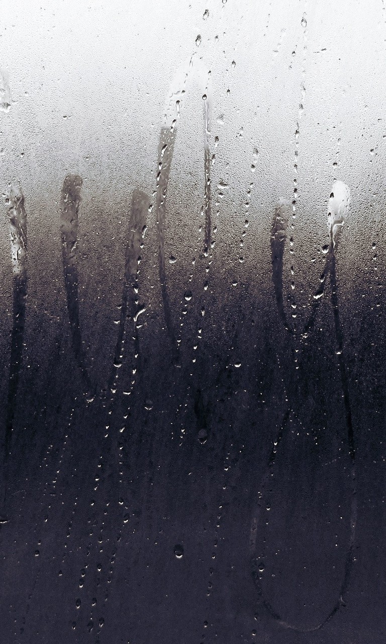 窗外的雨滴高清大图壁纸
