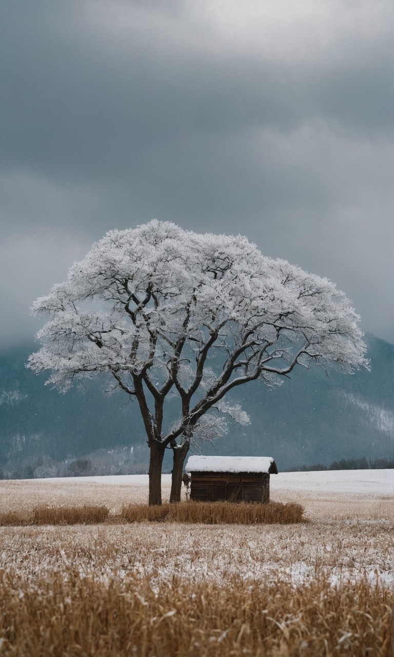 下雪天也太美了图片壁纸