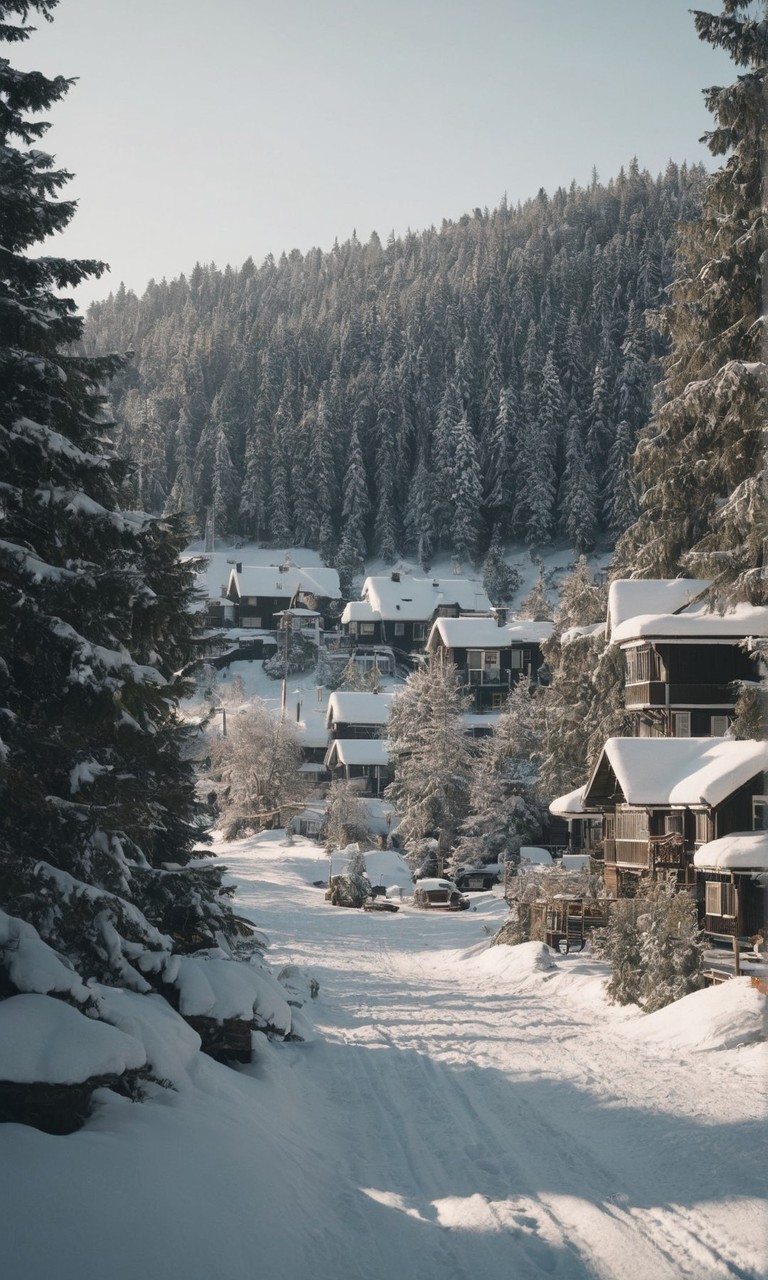 领略雪乡林海的绝美冬季风景壁纸