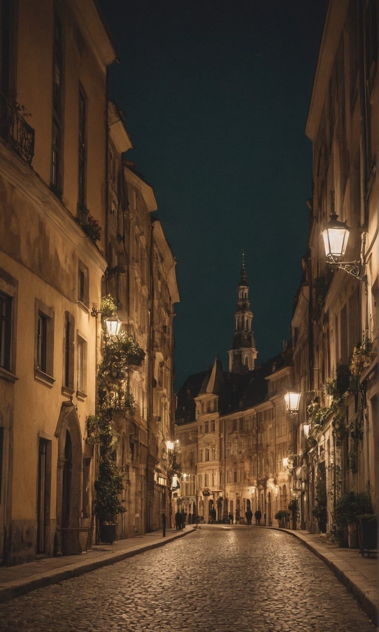 绝美的欧洲城市夜景风景壁纸