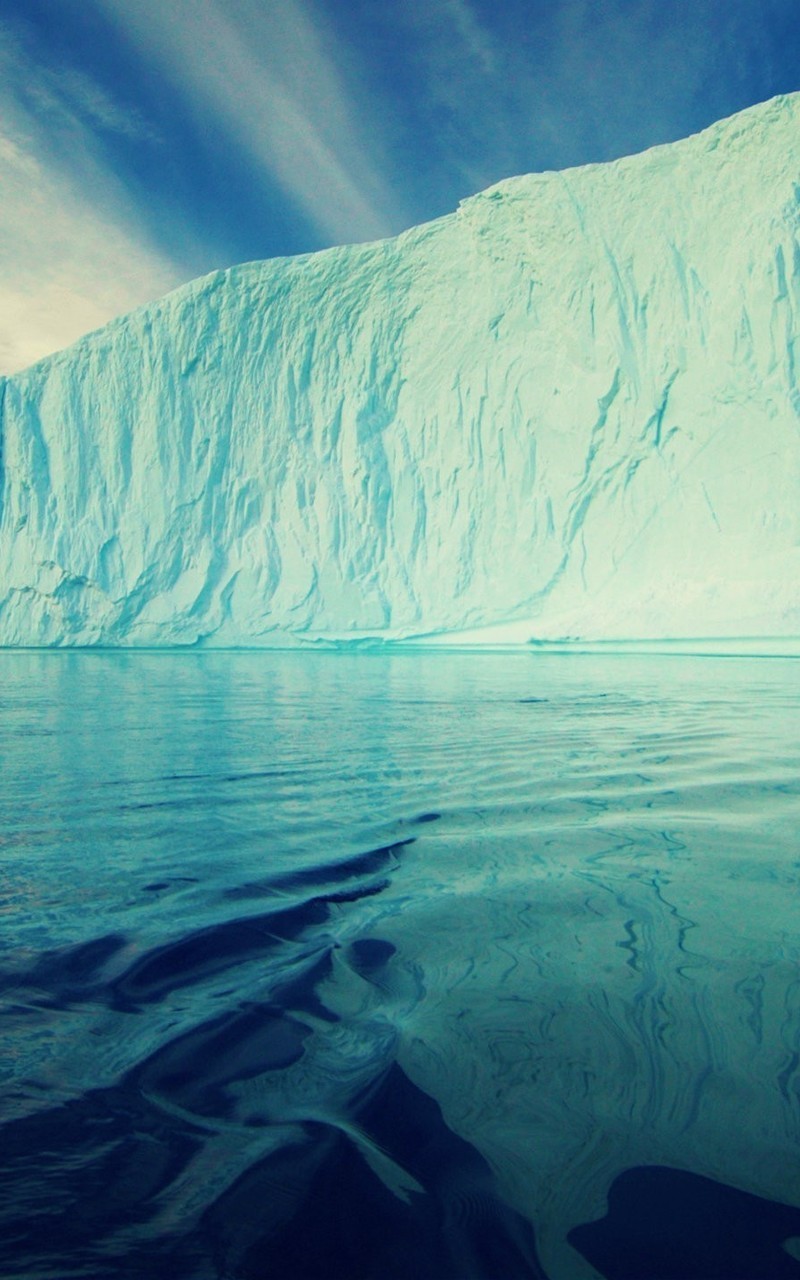  雪山冰川唯美风景高清图片壁纸